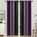 SimpleHome Ombre Room Darkening Curtains 84 inches Length by SimpleHome
