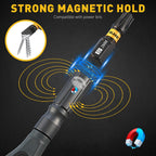 46 in 1 Magnetic Ratchet Screwdriver Set, Multi-Bit Screwdriver Kit, Nut Driver Set, Detachable Ratchet Handle with Storage Case, Repair Tool Kit for Furniture, Computer, Bicycle