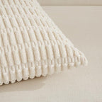Fancy Homi 4 Packs Boho Cream Decorative Throw Pillow Covers 12x20 Inch - Image 4