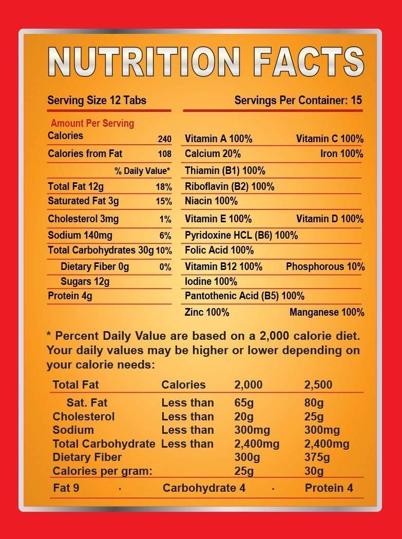 Survival Tabs – Emergency Food Supply – Original Tabs, Bulk, Disaster Ready