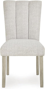 Signature Design by Ashley Upholstered Dining Chairs Set of 2, Bisque