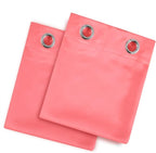 LEMOMO Coral Blackout Curtains 42 x 54 Inch Length Set of 2 Panels Grommet - Image 9