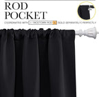 NICETOWN Black Out Short Curtain Panels - Image 3