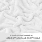 Christmas White Throw Blanket, Super Soft Cozy Blanket - Image 4