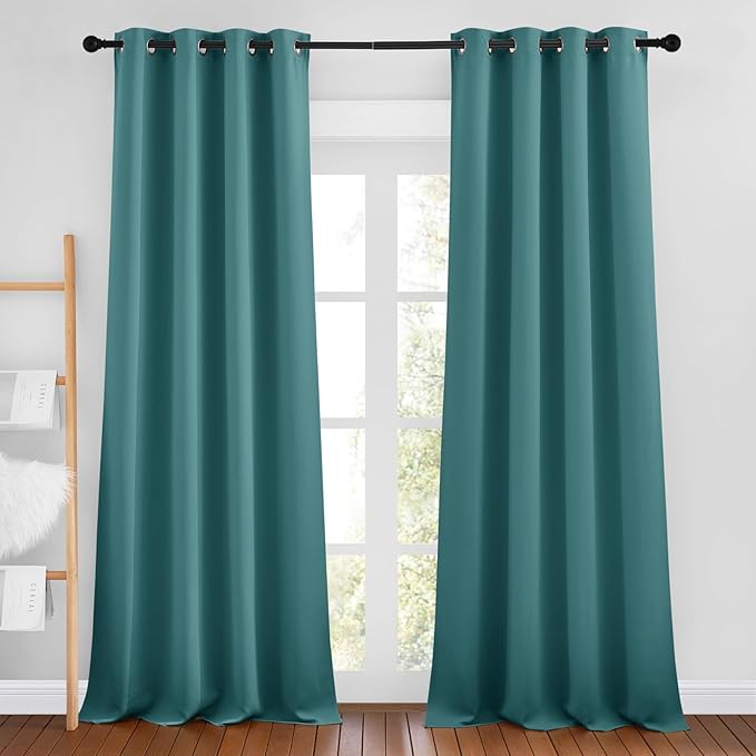 NICETOWN Sea Teal Blackout Curtains by NICETOWN