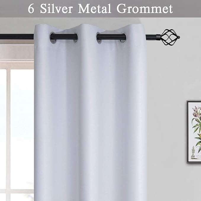 SimpleHome Ombre Curtains 42 x 63 Inch - Image 3