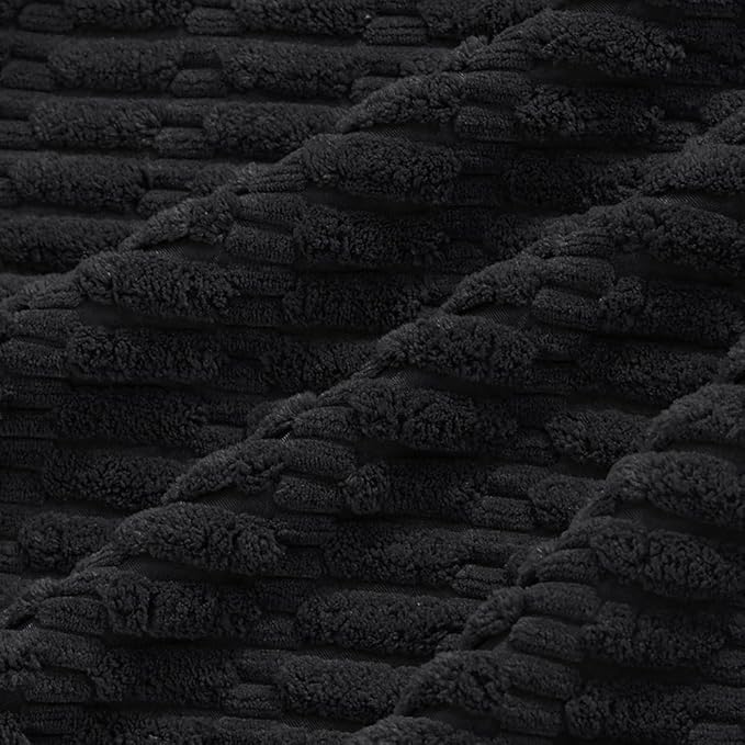 Fancy Homi 4 Packs Boho Black Decorative Throw Pillow Covers 14x14 Inch - Image 5