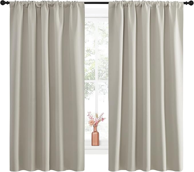 NICETOWN Blackout Curtains for Living Curtains, Room Darkening Window Curtain - Image 2