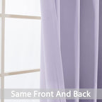 Yakamok Light Blocking Room Darkening Thermal Curtains - Image 3