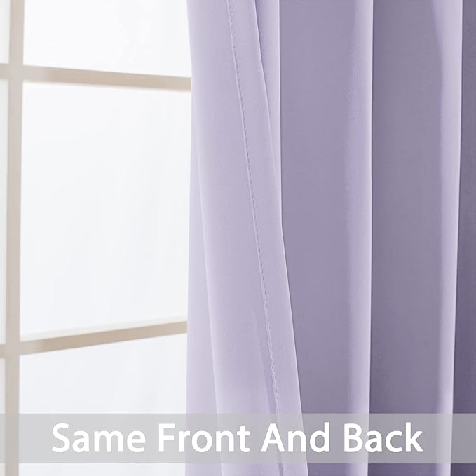 Yakamok Light Blocking Room Darkening Thermal Curtains - Image 3