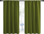 NICETOWN Window Curtains Blackout Drapes, Thermal Insulated Solid Rod Pocket - Image 2