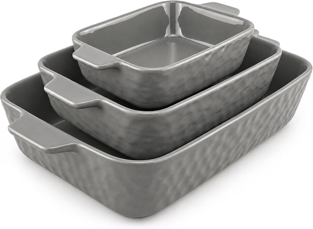 Casserole Dishes for Oven, Ceramic Baking Dish Set of 3