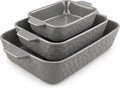 Casserole Dishes for Oven, Ceramic Baking Dish Set of 3