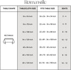 Romanstile Waterproof Vinyl Tablecloth Rectangle, 60 x 102 Inch, Orange