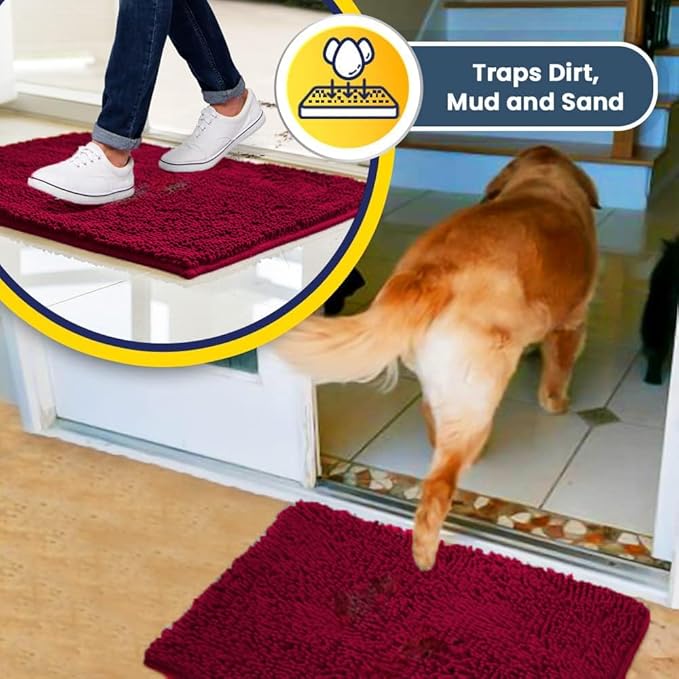 Muddy Mat® | Super Absorbent Door Mat Indoor, Microfiber Quick Dry Chenille - Image 6