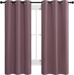 NICETOWN Dry Rose Room Darkening Curtains - Image 2