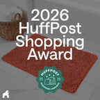 GORILLA GRIP Bath Rug Mat for Bathroom, Absorbent Chenille, 24x17 Coral