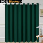 Yakamok 100% Blackout Thermal Insulated Curtains, Noise Reducing Barrier Panel - Image 2