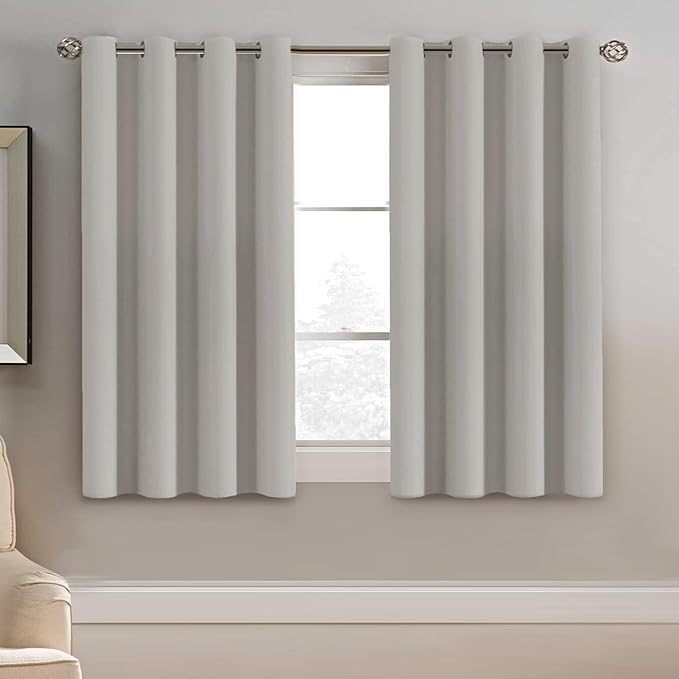 H.VERSAILTEX Blackout Curtain for Living Room Small Window Kitchen Blackout by HVERSAILTEX