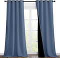 NICETOWN Insulated 100% Blackout Curtains, Noise Reducing Performance Drapes by NICETOWN
