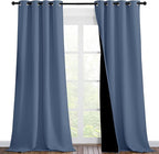 NICETOWN Insulated 100% Blackout Curtains, Noise Reducing Performance Drapes by NICETOWN