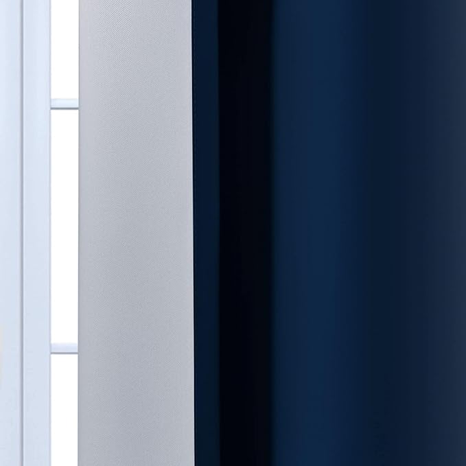 Yakamok Room Darkening Ombre Curtains, Thermal Insulated Grommet Window Drapes - Image 5