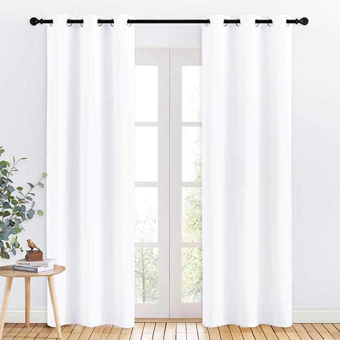 NICETOWN 50% Light Blocking Curtain Panels by NICETOWN