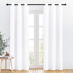 NICETOWN 50% Light Blocking Curtain Panels by NICETOWN