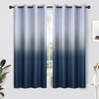 SimpleHome Ombre Curtains 52 x 63 Inch by SimpleHome