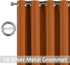 Yakamok Blackout Patio Curtains 100x84 Inches - Image 3