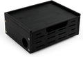 Wooden Cable Management Box - A Stylish Cable Storage Box, Suitable for Power sockets, USB Hiding, TV Cables, Desktop and Floor Cables - a Large Cable Storage Box for Management