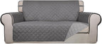 PureFit Reversible Quilted Sofa Cover, Water Resistant Slipcover Furniture by PureFit