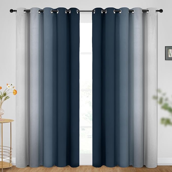 SimpleHome Ombre Room Darkening Curtains - Image 2