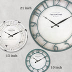 Presentime 21" Farmhouse Series Wall Clock