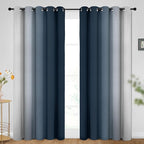 SimpleHome Ombre Room Darkening Curtains - Image 2