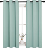 NICETOWN Window Curtain Panels, Thermal Insulated Solid Grommet Blackout - Image 2