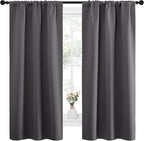 NICETOWN Grey Window Curtains for Bedroom - Image 2
