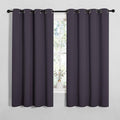 NICETOWN Greyish Purple Blackout Curtains 68 inches Length by NICETOWN