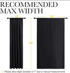 NICETOWN Black Out Window Curtains - Image 7