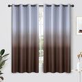 SimpleHome Ombre Curtains 52 x 63 Inch by SimpleHome