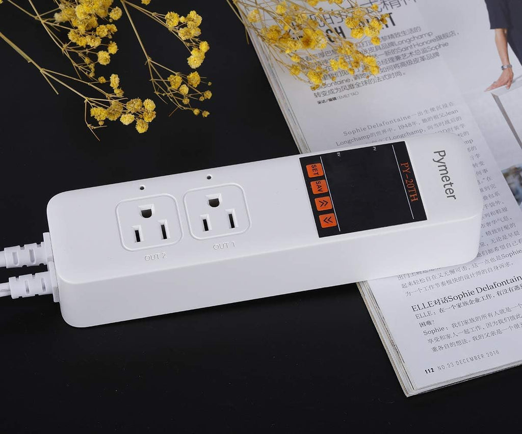 Humidity and Temperature Controller Humidistat for Mushroom Greenhouse Humidifier Dehumidifier