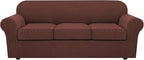 H.VERSAILTEX 4 Piece Stretch Sofa Covers by HVERSAILTEX