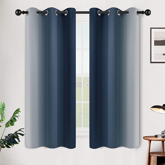 SimpleHome Ombre Room Darkening Curtains - Image 2