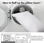 MIULEE 18x18 Inch Throw Pillow Insert Set of 4, Premium Pillow Stuffer Sham - Image 7