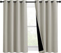 NICETOWN 100% Blackout Curtains 54 inches Long, Double-Deck Completely Blackout by NICETOWN