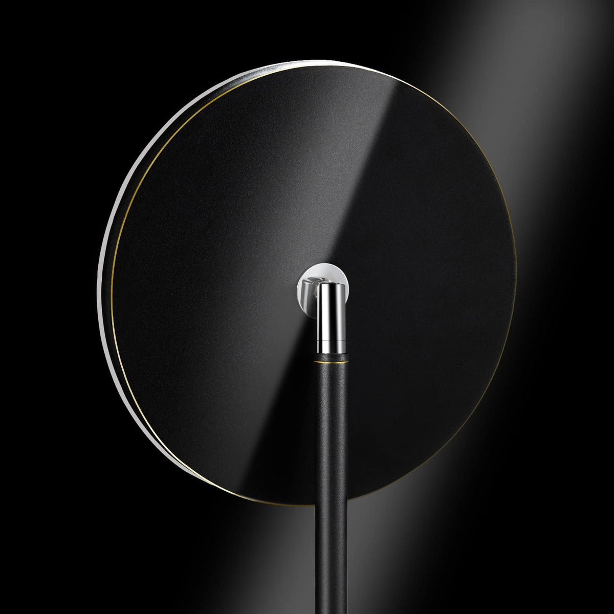 JOOFO LED Torchiere Floor Lamp with Remote, Stepless Dimmable, Black Gold