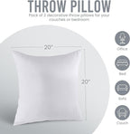 Utopia Bedding 20x20 Pillow Inserts, Sofa & Couch – Soft, Supportive & Fluffy - Image 7