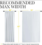 NICETOWN Bedroom Window Curtain Panels - Image 7