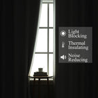Estelar Textiler Lilac and Greyish White Ombre Blackout Curtains 102 Inches - Image 3