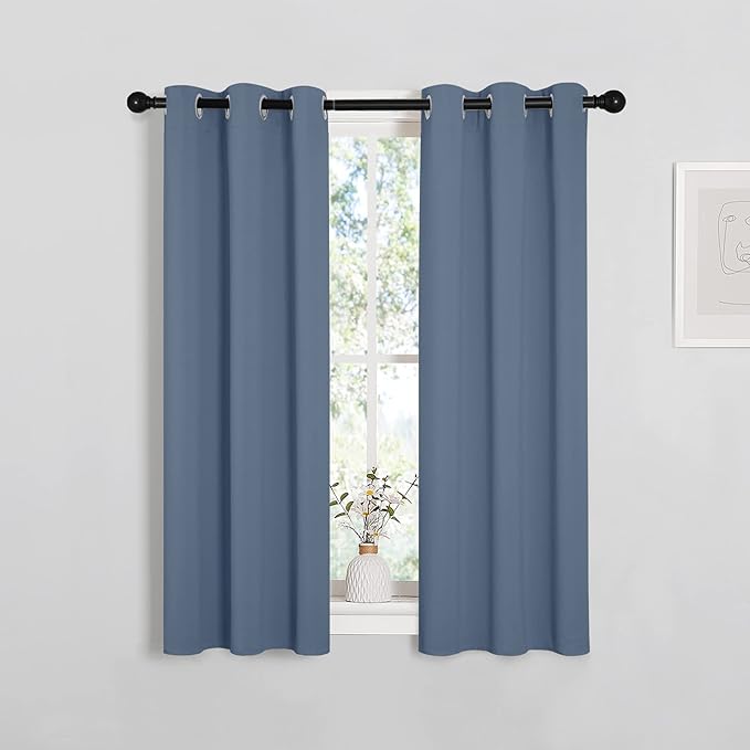 NICETOWN Thermal Insulated Curtains Blackout Draperies, Window Treatment Solid by NICETOWN